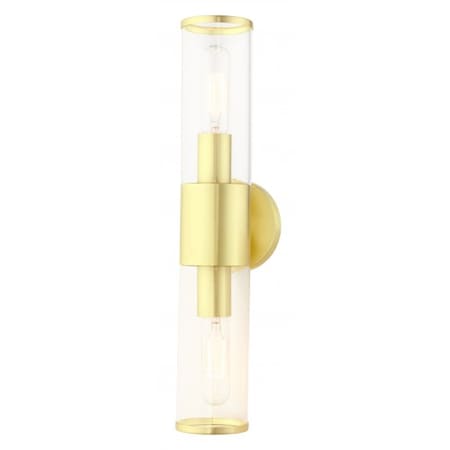 Satin Brass ADA Vanity Sconce, 2 Light MPN:17282-12