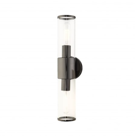 Black Chrome ADA Vanity Sconce, 2 Light MPN:17282-46