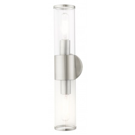 Brushed Nickel ADA Vanity Sconce, 2 Light MPN:17282-91