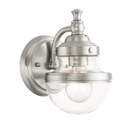 Brushed Nickel Vanity Sconce, 1 Light MPN:17411-91