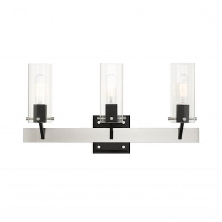 Brushed Nickel Vanity Sconce, 3 Light MPN:17823-91
