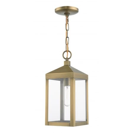 Antique Brass Outdoor Pendant Lantern, 1 MPN:20591-01