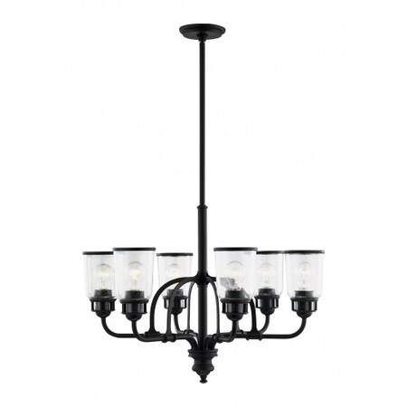 Black Chandelier, 6 Light MPN:40026-04