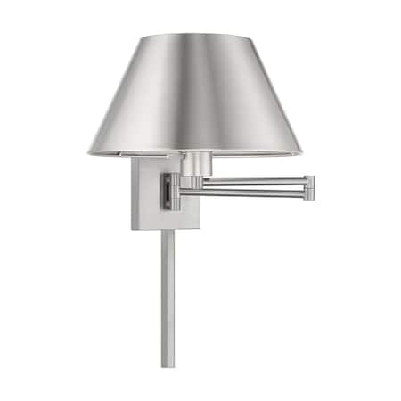 Swing Arm Wall Lamps 1 Light Brushed Nic MPN:40030-91