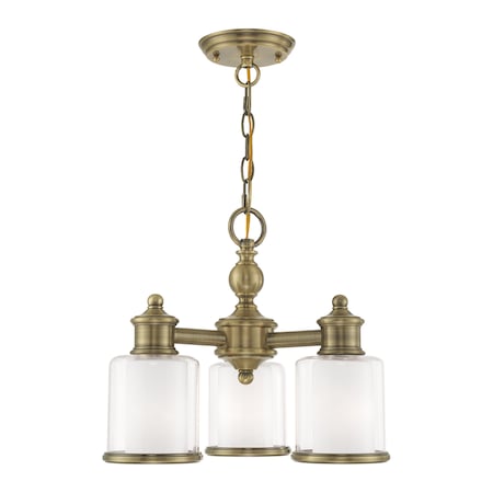 Middlebush 3 Light Antique Brass Convert MPN:40203-01