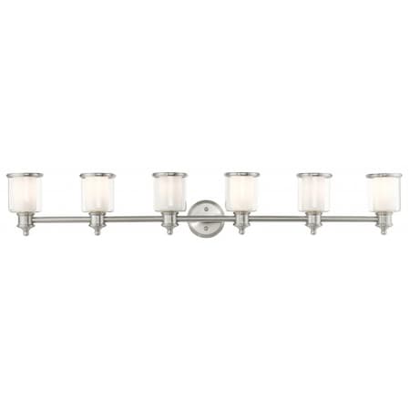 Brushed Nickel Vanity Sconce, 6 Light MPN:40216-91
