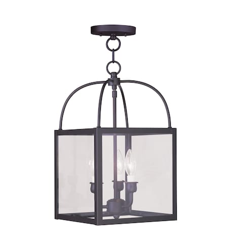 Milford 3 Light Bronze Convertible Mini Pendant/Ceiling Mount MPN:4037-07