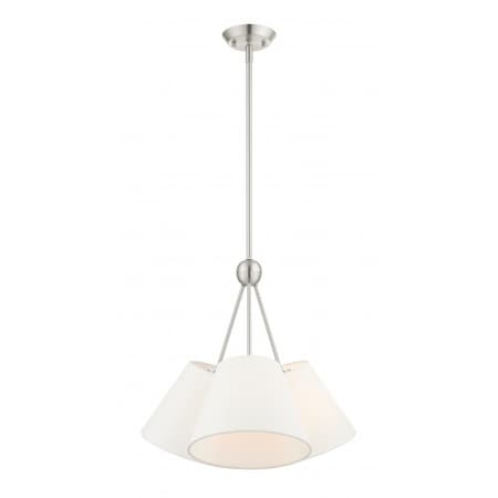 Brushed Nickel Chandelier, 3 Light MPN:40563-91