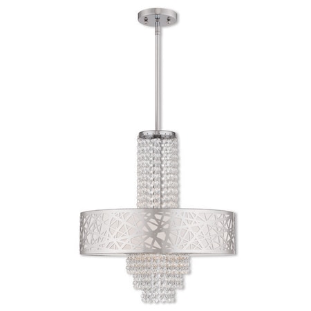 Allendale 4 Light Polished Chrome Pendant Chandelier MPN:40766-05