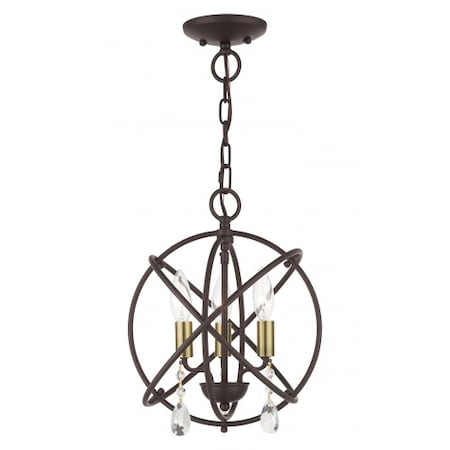Bronze Convertible Chandelier / Semi Flu MPN:40903-07