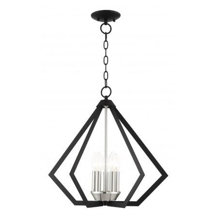 Black with Brushed Nickel Cluster Chande MPN:40925-04