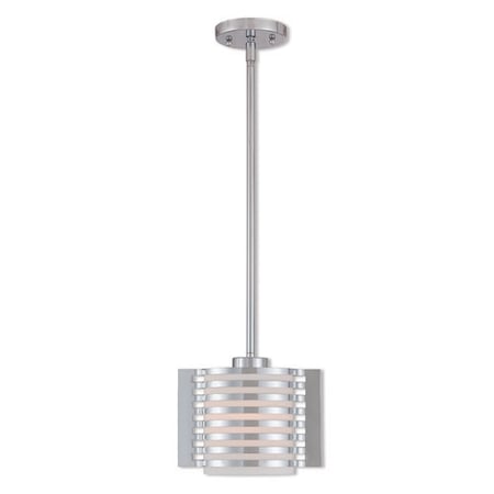 Hilliard 1 Light Polished Chrome Mini Pendant MPN:41031-05