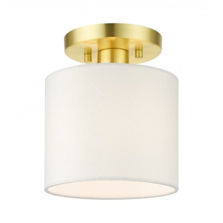 Satin BrassSemi Flush, 1 Light MPN:41094-12