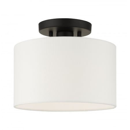 Black Semi Flush, 1 Light MPN:41095-04