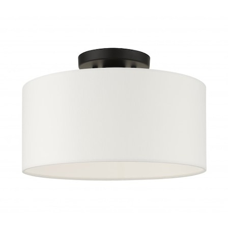 Black Semi Flush, 1 Light MPN:41097-04