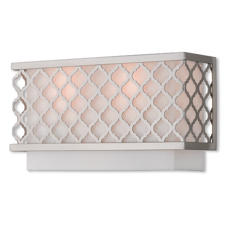 Arabesque 2 Light Brushed Nickel ADA Wall Sconce MPN:41102-91