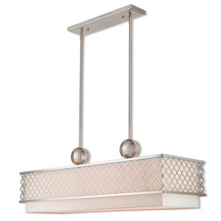 Arabesque 9 Light Brushed Nickel Linear MPN:41106-91