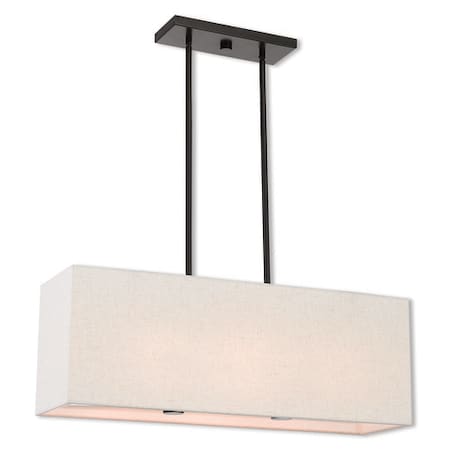 Summit 3 Light English Bronze Linear Chandelier MPN:41154-92