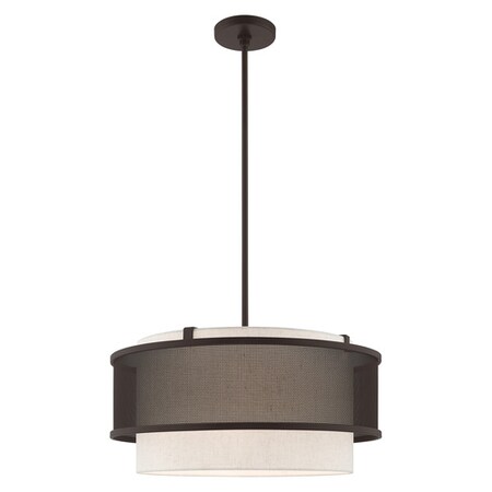 Braddock 4 Light Bronze Pendant Chandeli MPN:41205-07