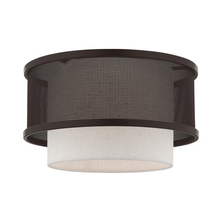 Braddock 1 Light Bronze Ceiling Mount MPN:41207-07