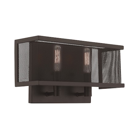 Braddock 2 Light Bronze ADA Wall Sconce MPN:41208-07