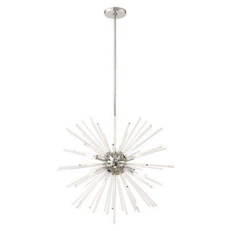 Utopia 8 Light Polished Chrome Pendant Chandelier MPN:41256-05