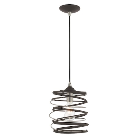 Geometric Shade Mini Pendants 1 Light Bronze Mini Pendant MPN:41320-07