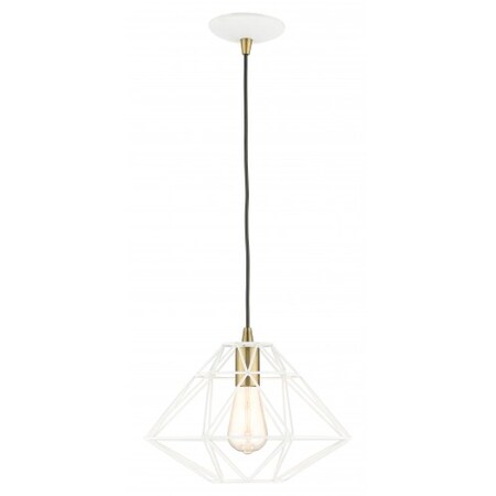 White Pendant, 1 Light MPN:41323-03