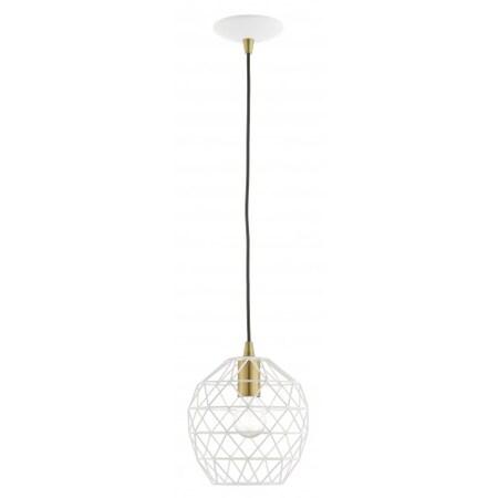 White Pendant, 1 Light MPN:41326-03