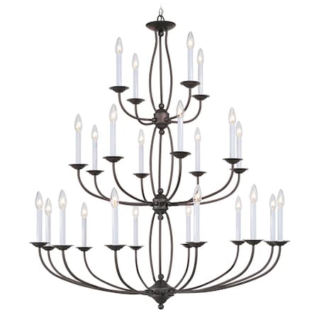Home Basics 24 Light Bronze Chandelier MPN:4180-07