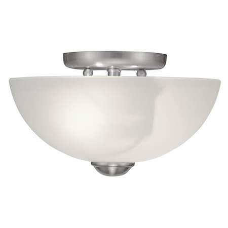 Somerset 2 Light Brushed Nickel Ceiling Mount MPN:4206-91