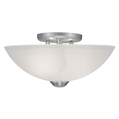 Somerset 2 Light Brushed Nickel Ceiling Mount MPN:4207-91