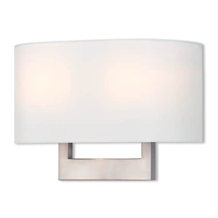 Hayworth 2 Light Brushed Nickel ADA Wall MPN:42401-91