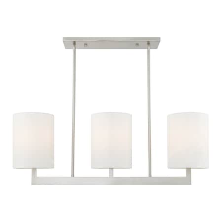 Hayworth 3 Light Brushed Nickel Linear C MPN:42404-91