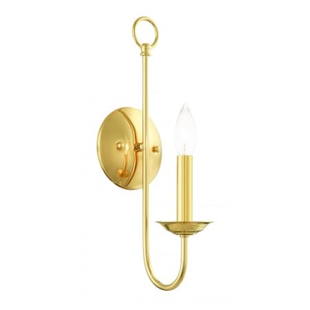 Polished Brass Sconce, 1 Light MPN:42681-02
