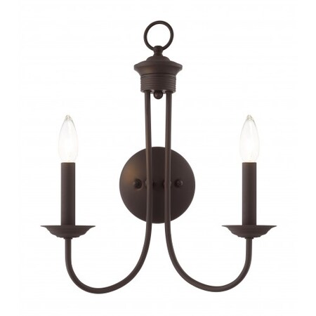 Bronze Sconce, 2 Light MPN:42682-07