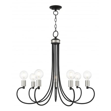 Black with Brushed Nickel Accents Chande MPN:42927-04