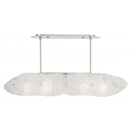 Brushed Nickel Linear Chandelier, 5 Light MPN:45438-91