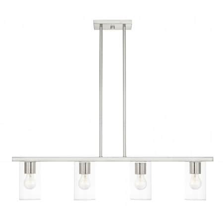 Brushed Nickel Chandelier, 4 Light MPN:45474-91