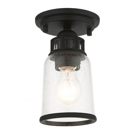 BlackFlush Mount, 1 Light MPN:45501-04