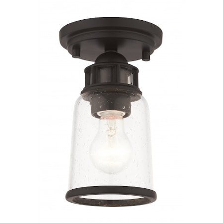 Bronze Flush Mount, 1 Light MPN:45501-07