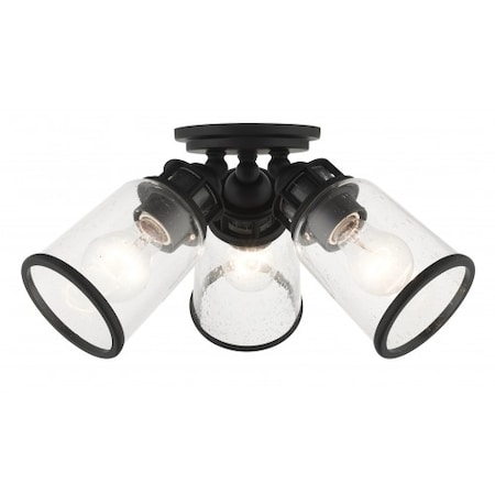 BlackFlush Mount, 3 Light MPN:45503-04