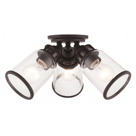 Bronze Flush Mount, 3 Light MPN:45503-07