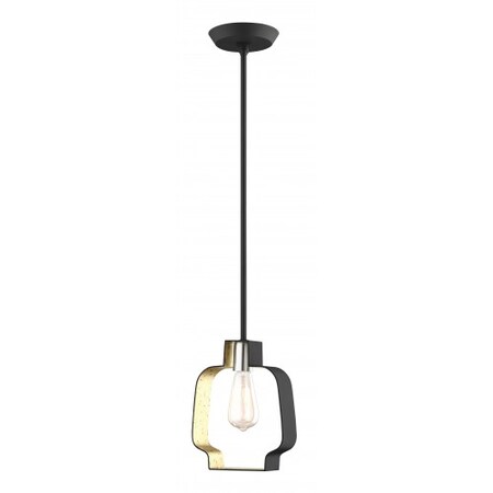 Black with Brushed Nickel Accents Pendan MPN:45511-04