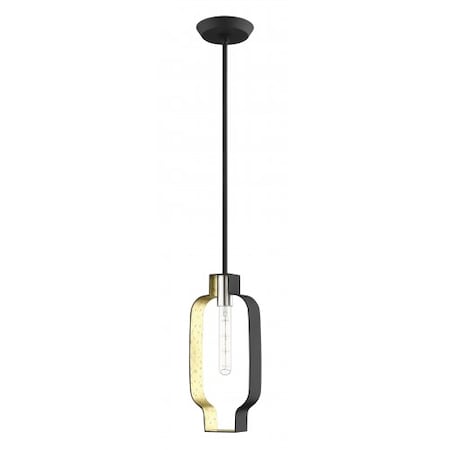 Black with Brushed Nickel Accents Pendan MPN:45512-04
