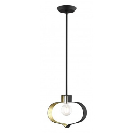 Black with Brushed Nickel Accents Pendan MPN:45513-04