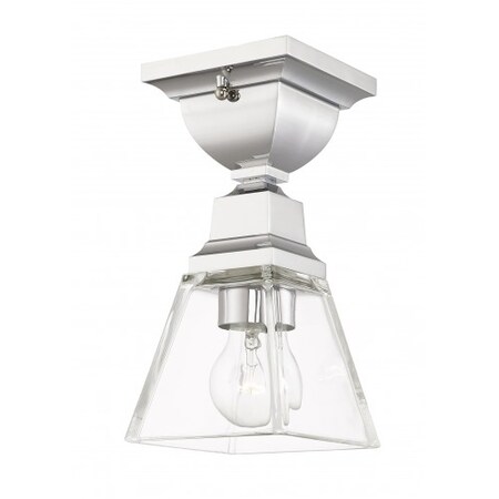 Polished Chrome Flush Mount, 1 Light MPN:45562-05
