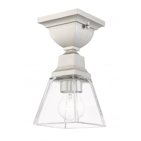 Brushed NickelFlush Mount, 1 Light MPN:45562-91