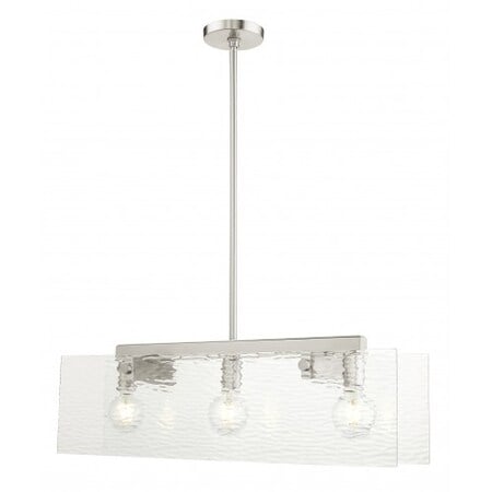 Brushed Nickel Chandelier, 3 Light MPN:45623-91