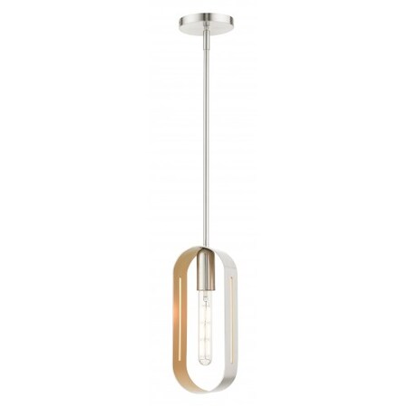 Brushed Nickel Pendant, 1 Light MPN:45761-91